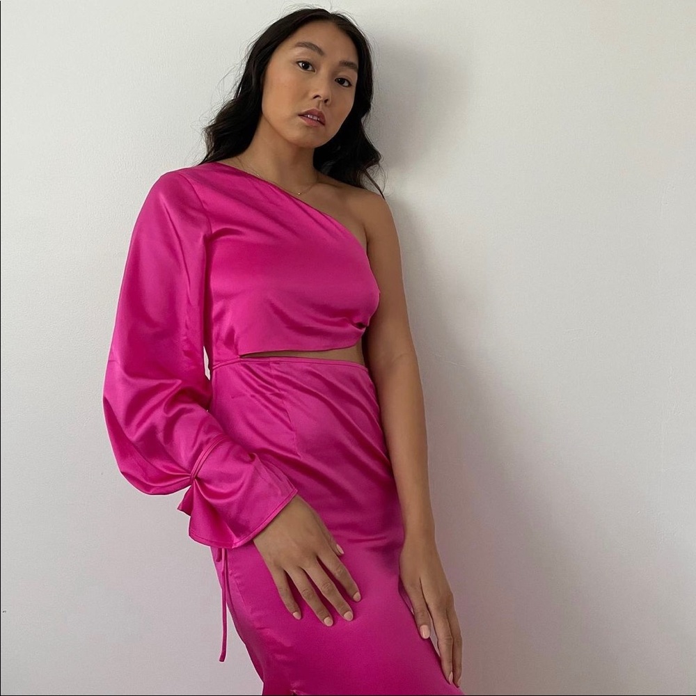 Silk Maison Pink Palace Silk Dress